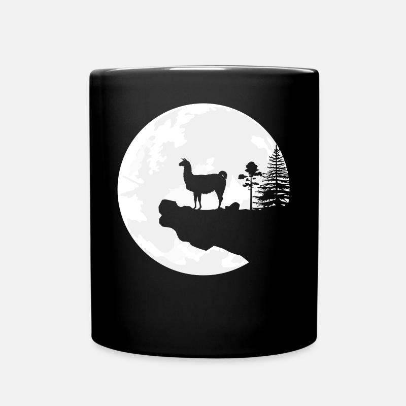 lama - Mug uni - noir