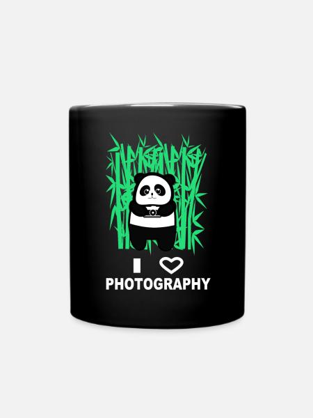 Fotografie - Tasse einfarbig - Schwarz