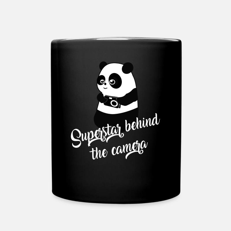 Kamera - Tasse einfarbig - Schwarz