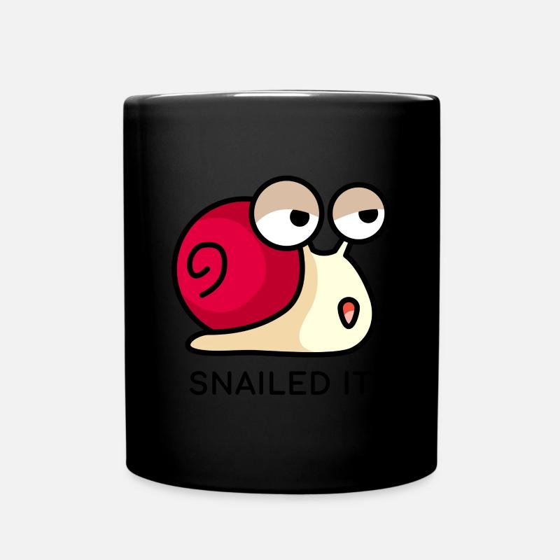 Escargot Pun - Escargot It - Cadeau - Mug uni - noir