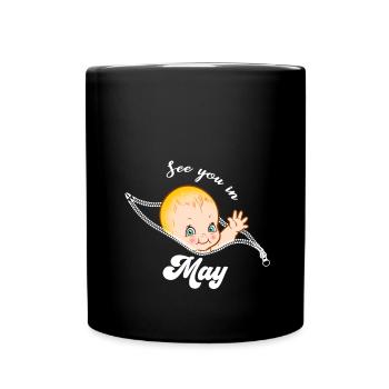 Pregnancy May Pregnancy Gift Idea - Full Colour Mug - black - Front