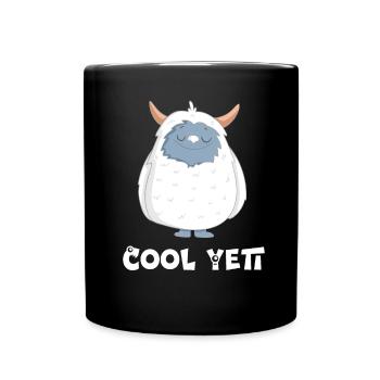 Cool Yeti - Full Colour Mug - black - Front