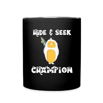 Hide and Seek - Full Colour Mug - black - Front
