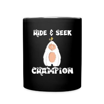 Yeti Hide and Seek - Tasse einfarbig - Schwarz - Vorne