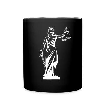 JUSTITIA - Lawyers T shirt / Bags - Full Colour Mug - black - Front