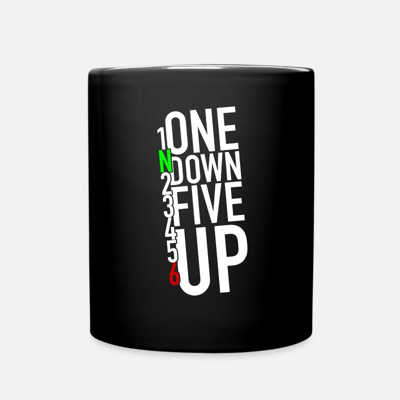 One down five up – 1N23456 - Full Colour Mug - black