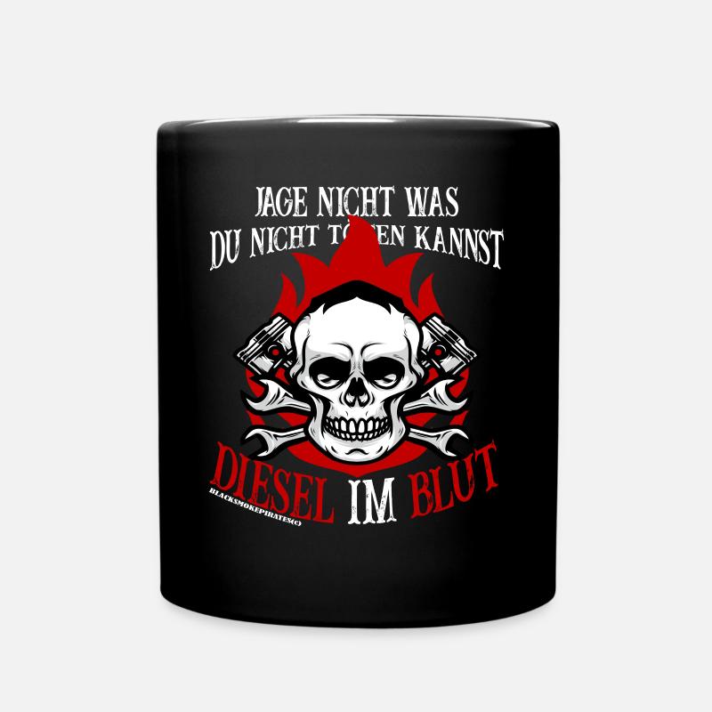 Diesel Power Diesel dans le moteur diesel à sang - Mug uni - noir