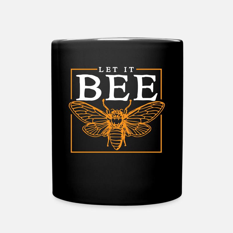 Let It Bee Beekeeper Cadeau Apiculteur - Mug uni - noir