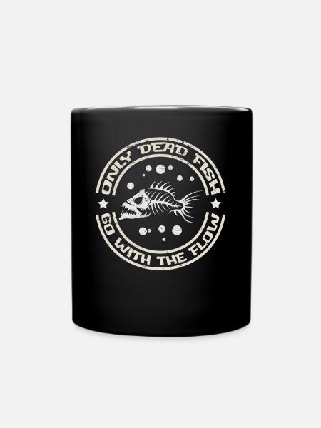 Dead Fish - Tasse einfarbig - Schwarz