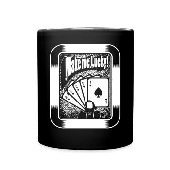 Poker Cartes Cartes Gambling Blackjack Casino - Mug uni - noir - Devant