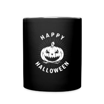 Happy Halloween Pumpkin Pumpkin - Full Colour Mug - black - Front