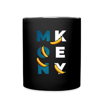 Monkey banana monkey monkey banana gift - Full Colour Mug - black - Front