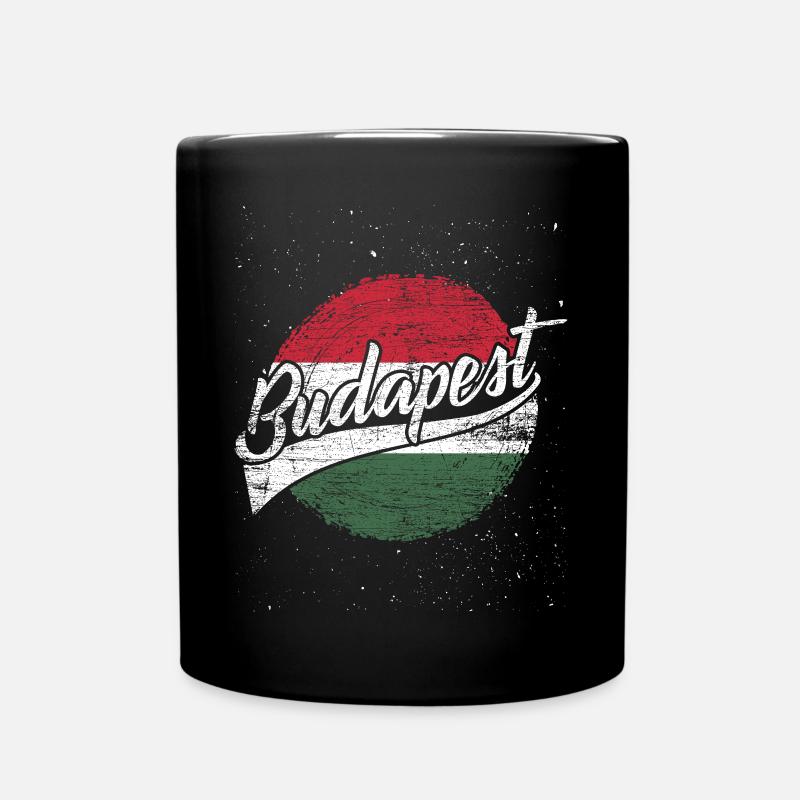 Budapest - Tasse einfarbig - Schwarz