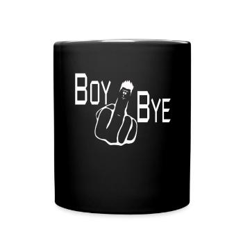BOY BYE - Full Colour Mug - black - Front