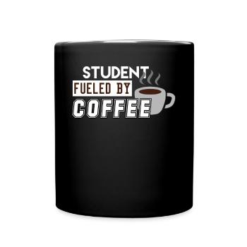 Student coffee - Full Colour Mug - black - Front
