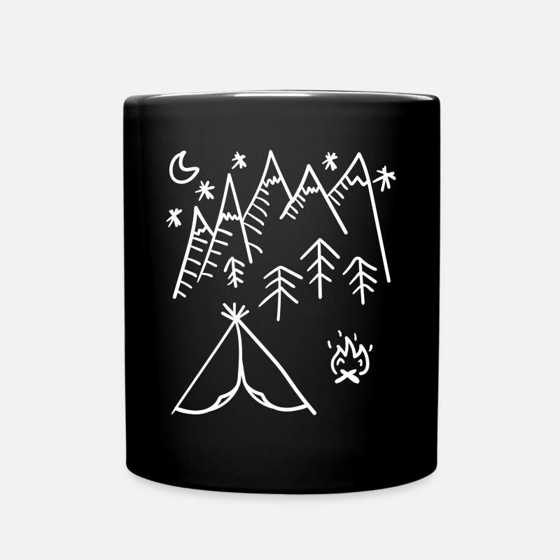 dans les montagnes - Mug uni - noir