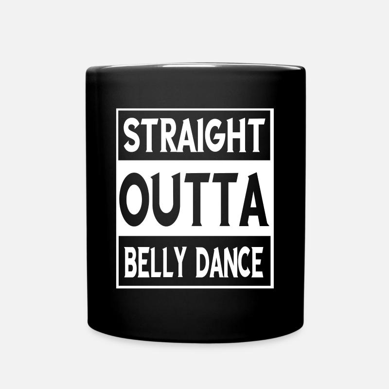 Straight Outta Belly Dance Cadeaux - Mug uni - noir