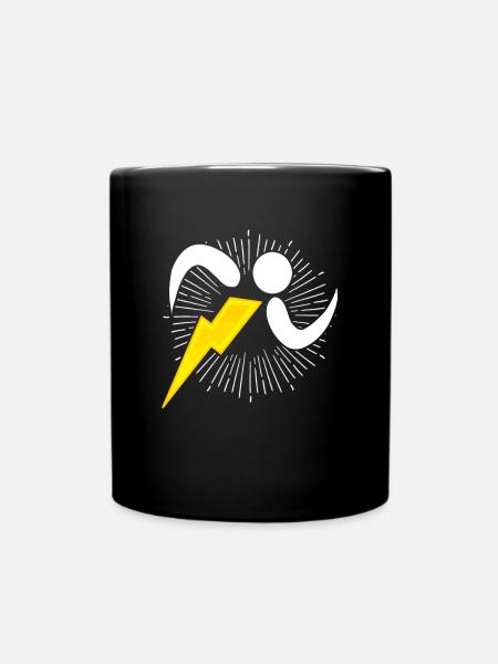 Jogging Courir Flash Flash Sport Cadeau - Mug uni - noir