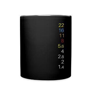 Kamera - Tasse einfarbig - Schwarz - Vorne
