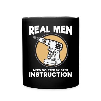 Manual DIY DIY - Full Colour Mug - black - Front