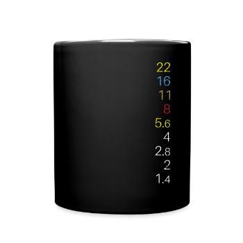 Lentille de photographe photographe - Mug uni - noir - Devant
