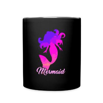 Sirène sirène sirène conte de fées - Mug uni - noir - Devant