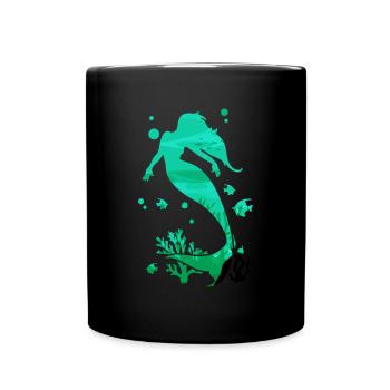 Sirène sirène sirène conte de fées - Mug uni - noir - Devant