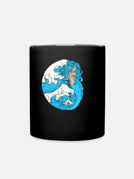 Sirène sirène sirène conte de fées - Mug uni - noir