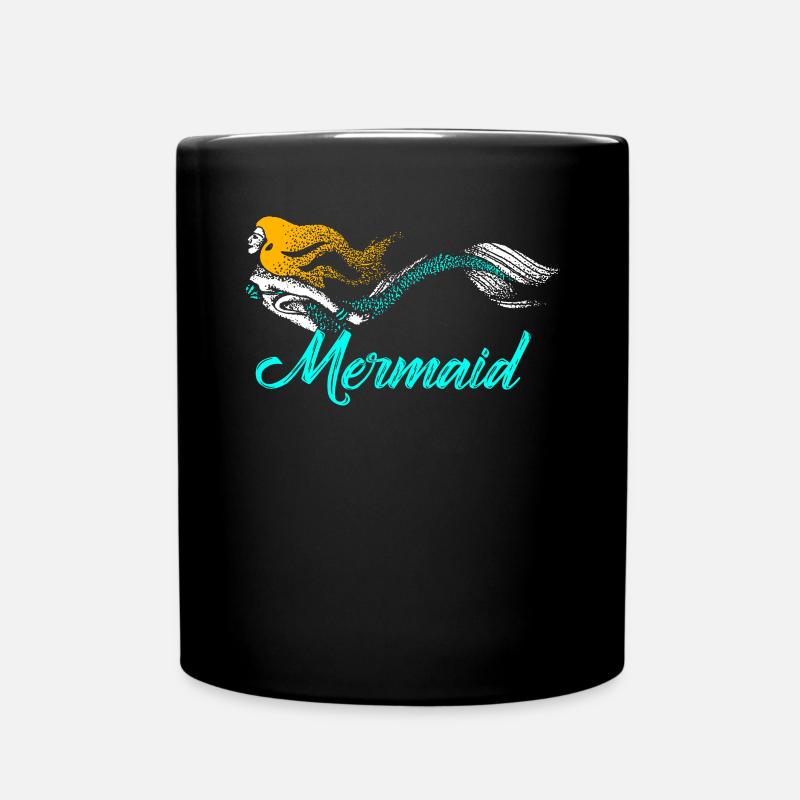 Sirène sirène sirène conte de fées - Mug uni - noir
