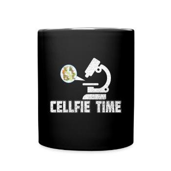 Cellfie Time - Mug uni - noir - Devant