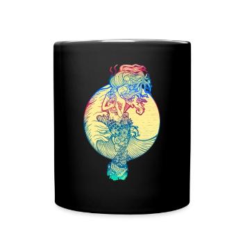 Sirène sirène sirène conte de fées - Mug uni - noir - Devant