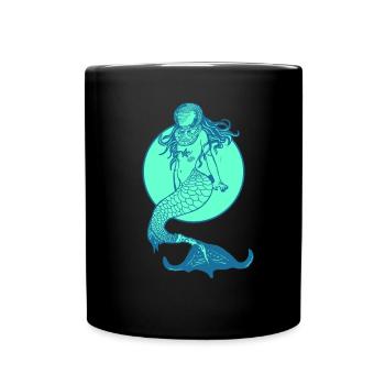 Sirène sirène sirène conte de fées - Mug uni - noir - Devant