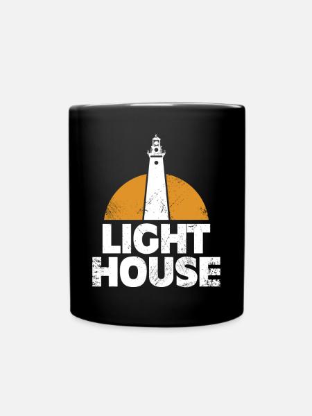Bateau phare - Mug uni - noir