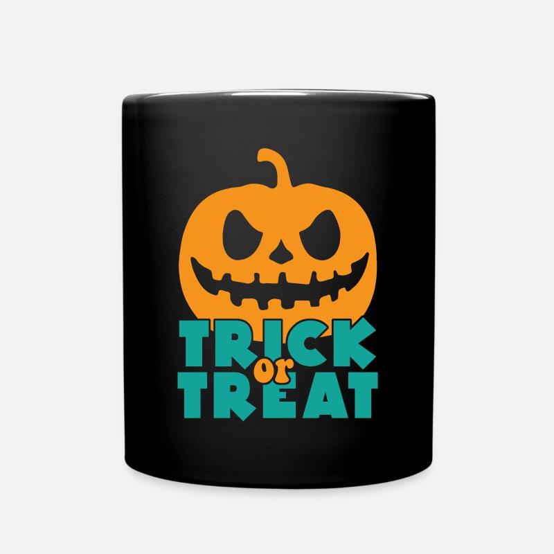 Trick or Treat cadeau Halloween dire - Mug uni - noir