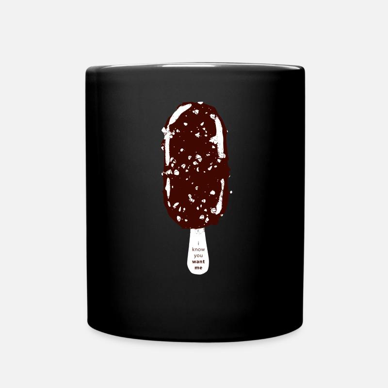 Glace sur la tige - Mug uni - noir
