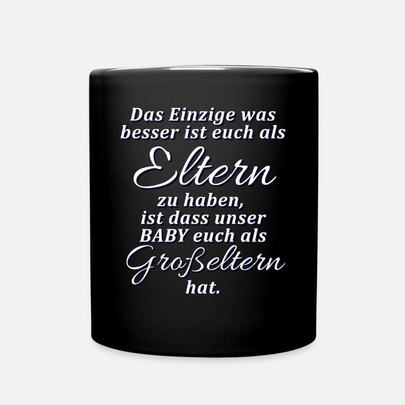 Avis de grossesse pour les parents - Mug uni - noir