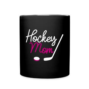 Hockey maman - Cadeau Sport Drôle - Mug uni - noir - Devant