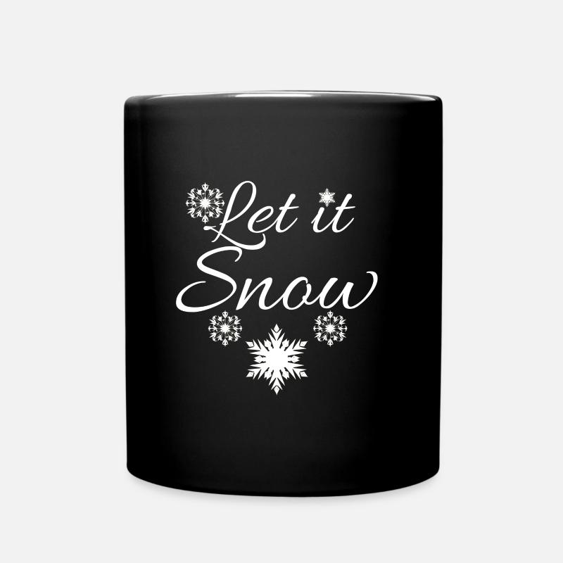 hiver - Mug uni - noir