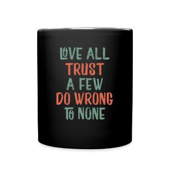 Love for all - Full Colour Mug - black - Front