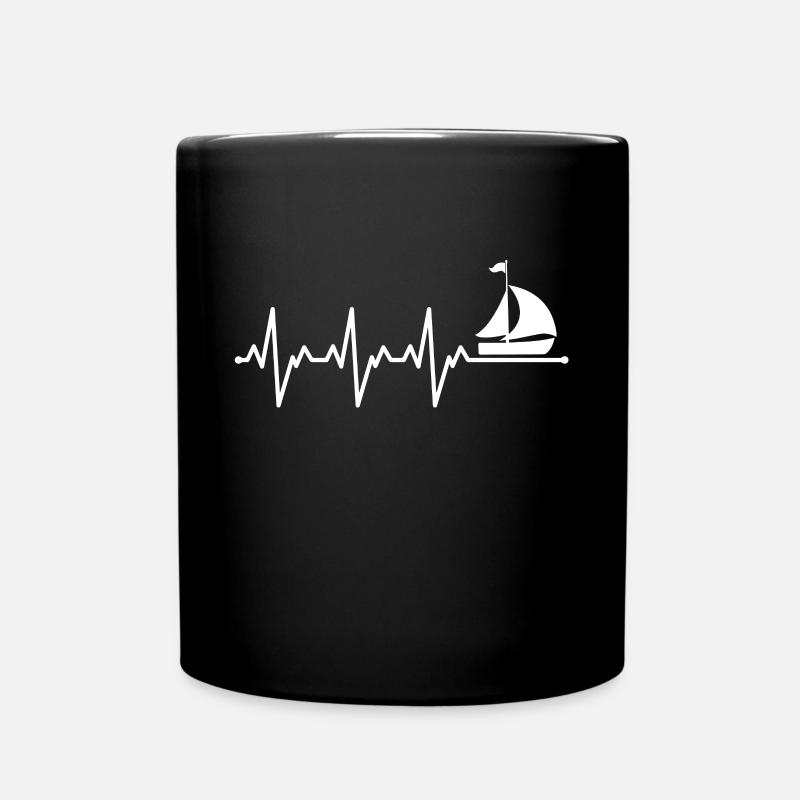 navigation à voile - Mug uni - noir