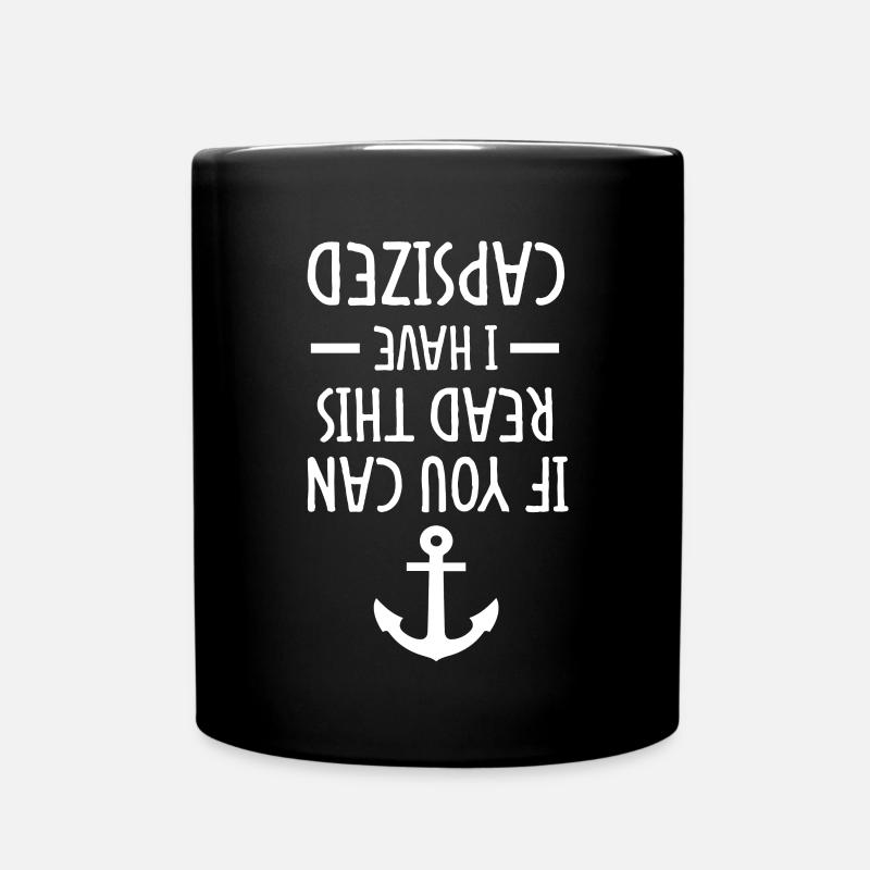 sailing - Full Colour Mug - black
