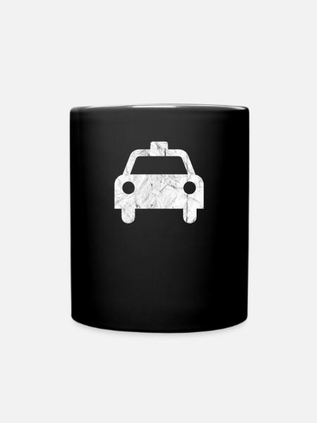 Taxi - Tasse einfarbig - Schwarz