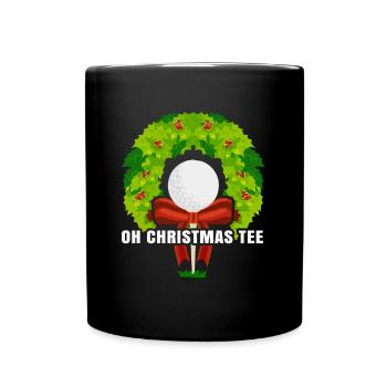Cadeau de Noël pour golfeur - Mug uni - noir - Devant