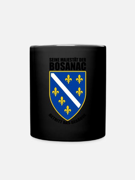 Bosanac Bosnien - Tasse einfarbig - Schwarz