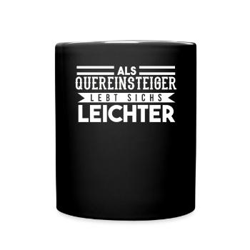 Newcomer marketing professor university lecturer - Full Colour Mug - black - Front