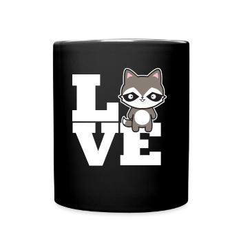Rat de lavage - Mug uni - noir - Devant