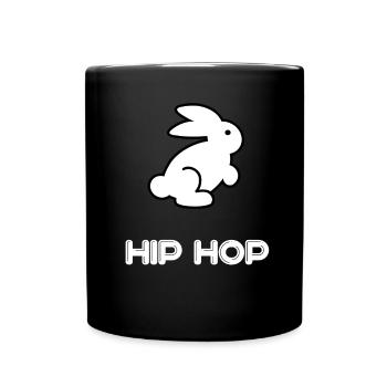 Rabbit pet funny - Full Colour Mug - black - Front