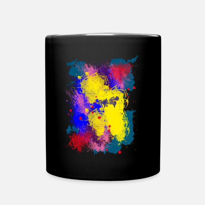 Abstract art - Tasse einfarbig - Schwarz