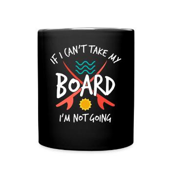 Si je ne peux pas prendre mon conseil, je ne vais pas - Mug uni - noir - Devant