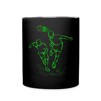 Maillot Football Football Neon - Mug uni - noir - Devant